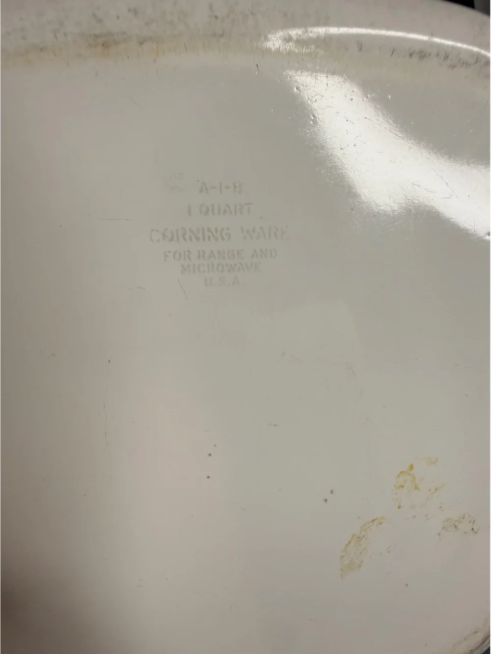 Corning Ware Spice of Life L’Echalote A-1-B 1 Qt Casserole Dish 1970s